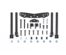 TT-01E Dämpferbrücke Carbon hinten