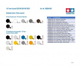 1:12 Team Suzuki ECSTAR GSX-RR 2020, assembly kit
