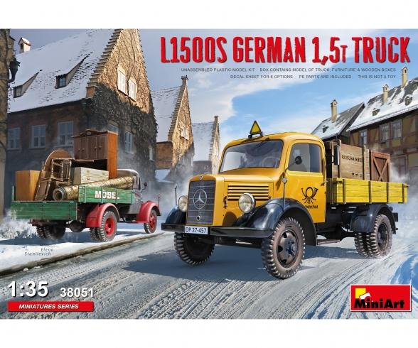 1:35 Deutscher Transport-LKW L1500S 1,5t