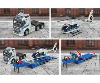 Volvo Truck + Airbus Police Helicopter