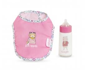 Corolle Bib & Magic Milk Bottle