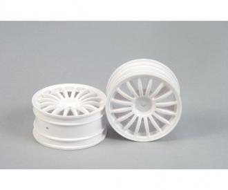 1:10 16-Sp. Wheel, wheel set, white 26 mm
