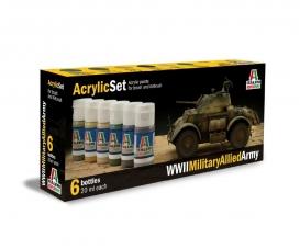 Acrylic Set WWII Military Allied Army