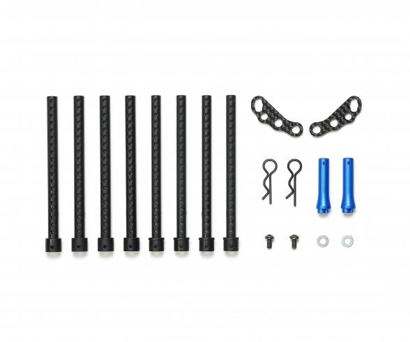 TA08R/Pro Rein. Rear Body Mounts, chassis option part