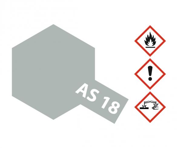 AS-18 Flat Light Grey, spray paint, 100 ml