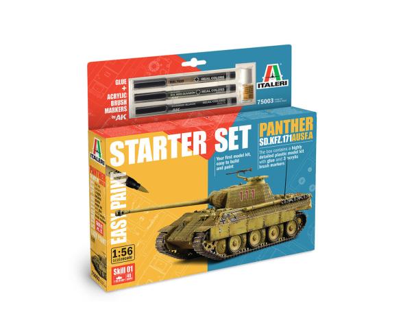Italeri Panther Ausf.A Model Set Tank 1:56