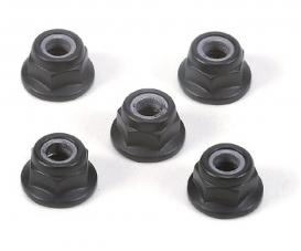 4mm Alu Stoppmutter Schwarz (5)