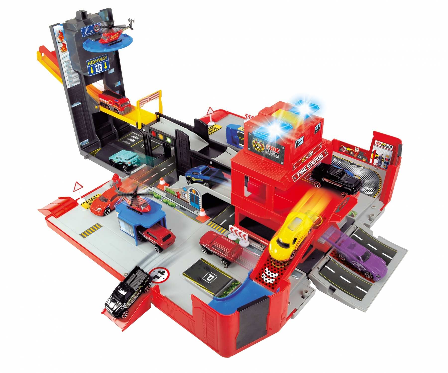 Camion De Pompiers Radiocommandé – 62 Cm – Lumière Et Son – Dickie Toys