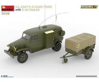 1:35 US Funkwagen K-51 mit Anhänger K-52