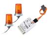 Flashing Light Set, RC accessory, 2 orange beacons