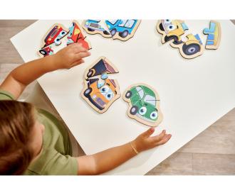 Eichhorn Puzzle 5 Fahrzeuge