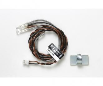 LED 3mm Halogen White, model light set, TLU-01