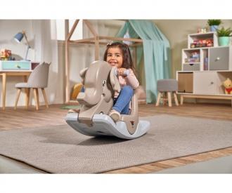 BIG Rocking Elephant Rocker Grey