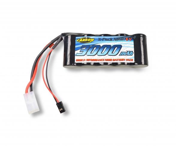 6V/3000mAh NiMH Empfängerakku TAM/JR