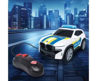 BMW XM Police Racer Cable-Control Car 13 cm