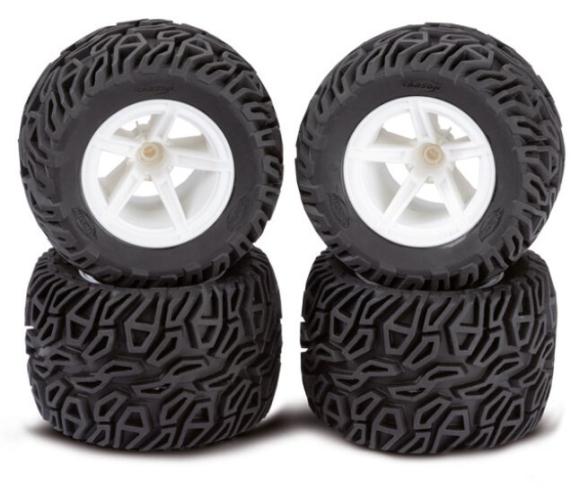 1:10 Wheel Set XL, RC wheels, 4WD 12 mm hex