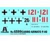 Italeri Carro Armato P40 Model Kit 1:35 Scale