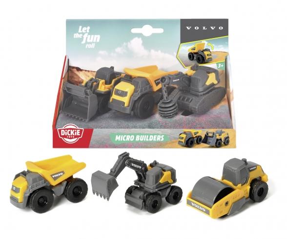 Volvo Micro Builders Construction Vehicle Set
