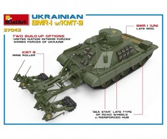 1:35 Ukrainian BMR-1 w/KMT-9 Mine roller