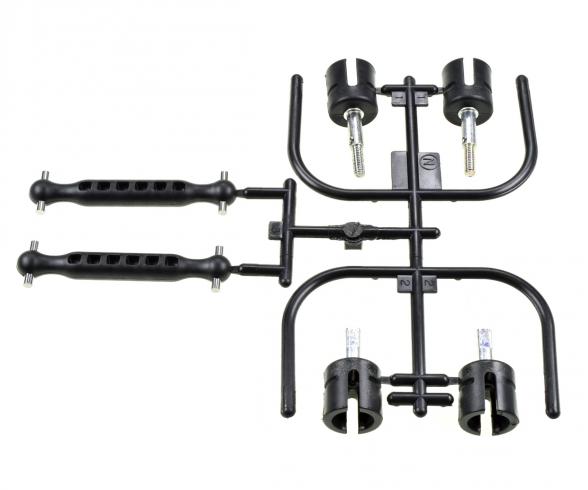 TT02B N Parts, drive shaft and wheel axle set