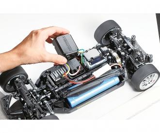 1:10 RC TT-02 Chassis, aufgebaut