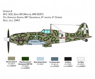 Macchi MC. 202 aircraft model kit 1:32