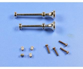 1:14 Air Horn-Set, model accessory, brass
