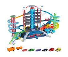 Super City Garage + 6 Vehicles, 128 x 78 x 73 cm