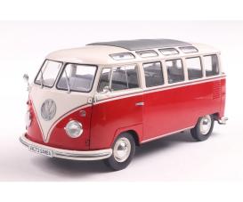 1:18 VW T1 21 WINDOWS rot/weiß