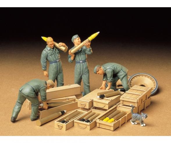 1:35 Tank Ammo Load Crew, figure set, WWII scene