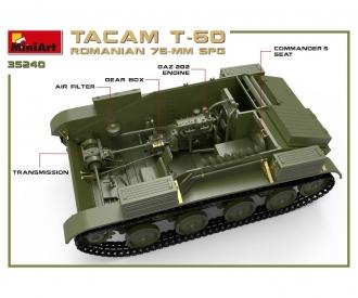 1:35 Rom. 76-mm SPG Tacam T-60 Interior