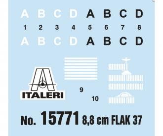 1:56 8.8cm Flak 37 w/ crew (+ 7 figures)