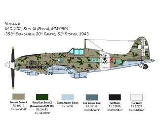 Macchi MC. 202 aircraft model kit 1:32