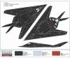 Italeri F-117A Stealth Nighthawk Model Kit 1:72