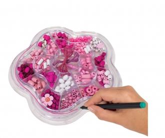 Wooden Bead Set Flower