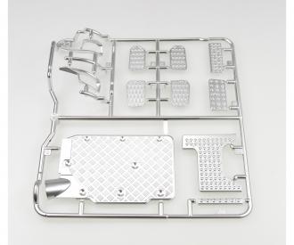 Scania S770 Steps, model parts set, silver sprue