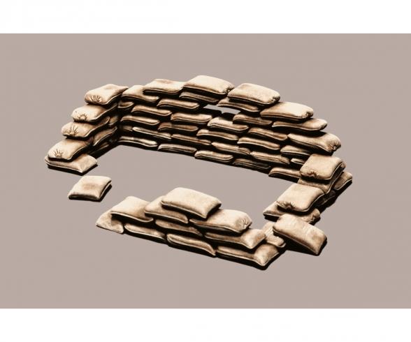Italeri Sand bags model accessory kit 1:35