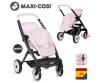 Smoby Maxi-Cosi Zwillings-Puppenwagen Rosa