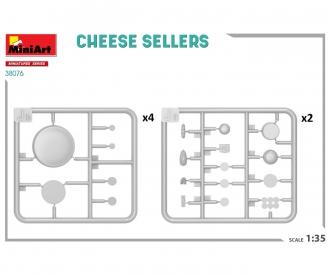 1:35 Figurine - Vendeur de fromage avec stand (2)