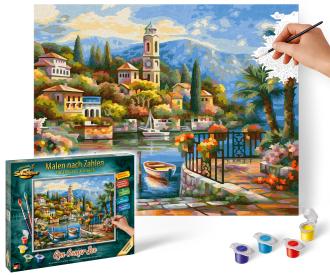 At Lake Como 24 x 30 cm - Painting by Numbers