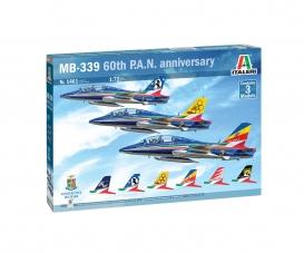 1:72 3er Set Aermacchi MB-339 PAN 60Jah.