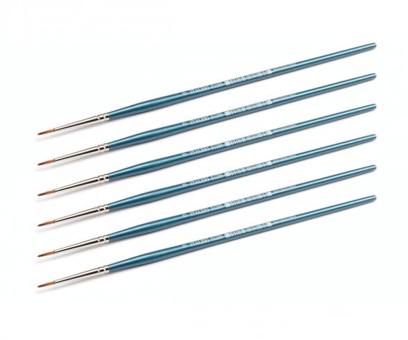 Italeri Round Brush 0 Synthetic Brown Brush