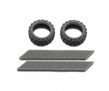 1:10 Rally Block Tire Soft, RC tire set, 26mm
