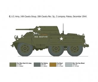 US M8 Greyhound Model Kit 1:35 Scale Build