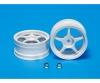 One-Piece 5-Spoke Wheel white 26mm (2)