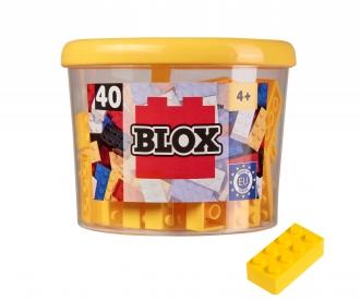 Blox - 40 8er Bausteine gelb - kompatibel mit bekannten Spielsteinen