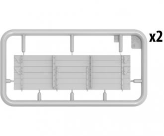 1:35 1,5to Railroad Truck AA Type w/Rail