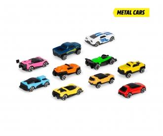 Lot de 5 mini-véhicules en métal moulé