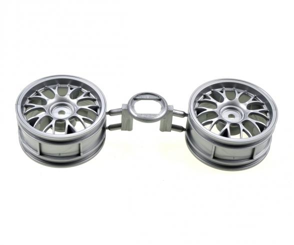 1:10 Y-Spoke Wheels, wheel set, grey 26 mm