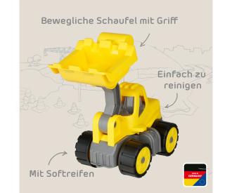 BIG Power Worker Mini Wheel Loader with Soft Tyres